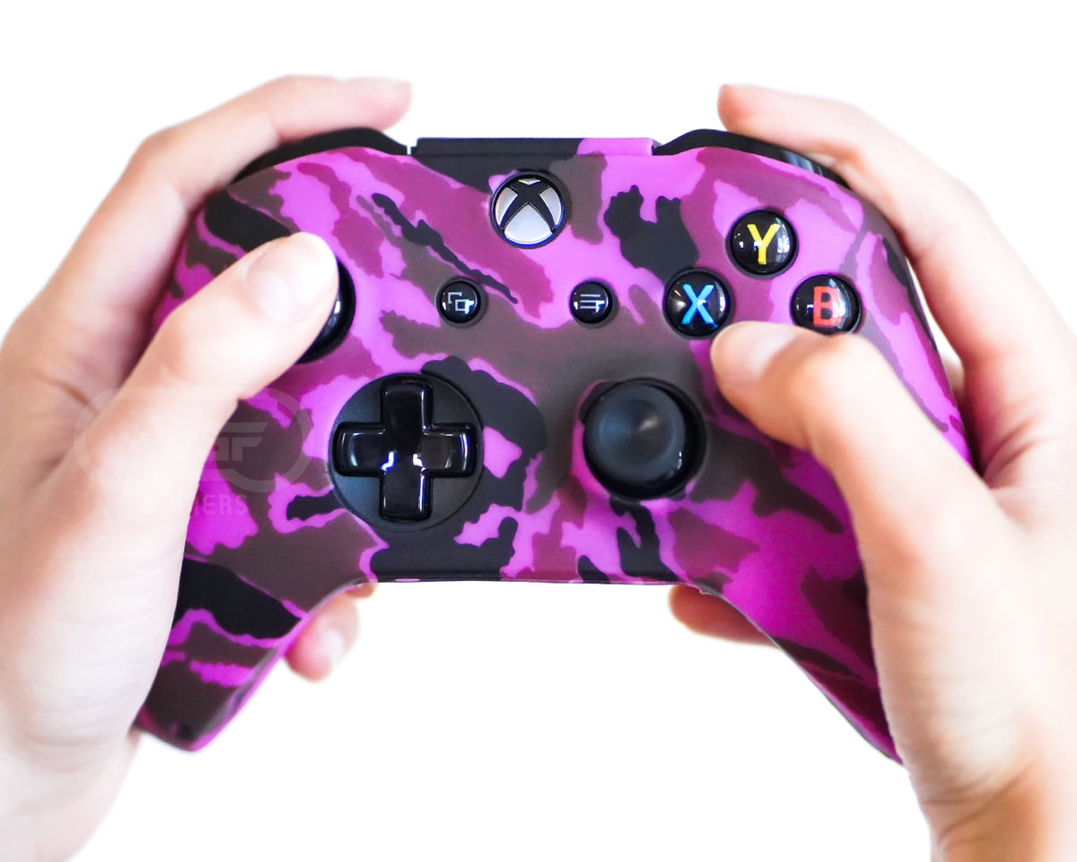 green camo xbox one silicone controller skin cover case