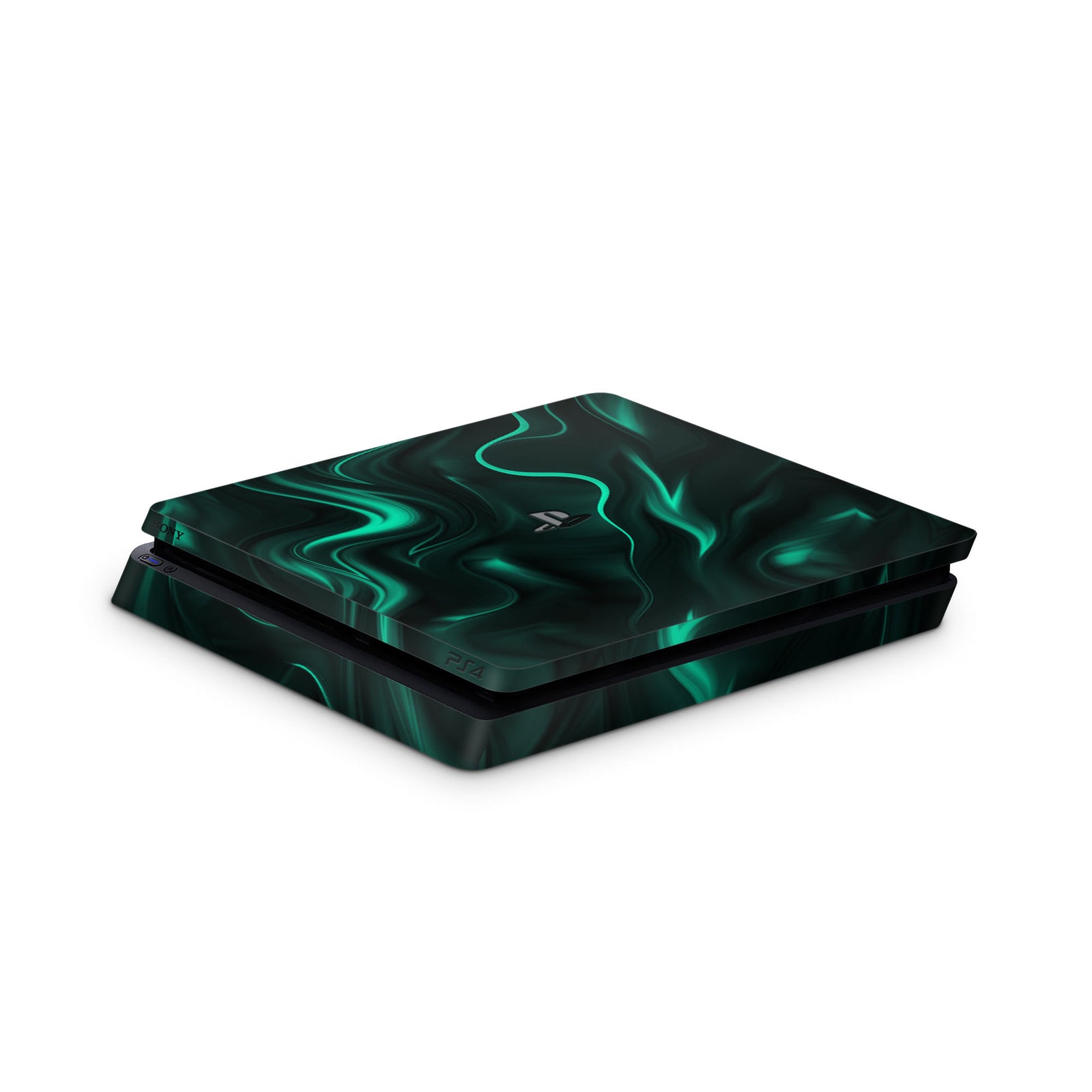 Liquid Emerald - PS4 Slim Console Skin