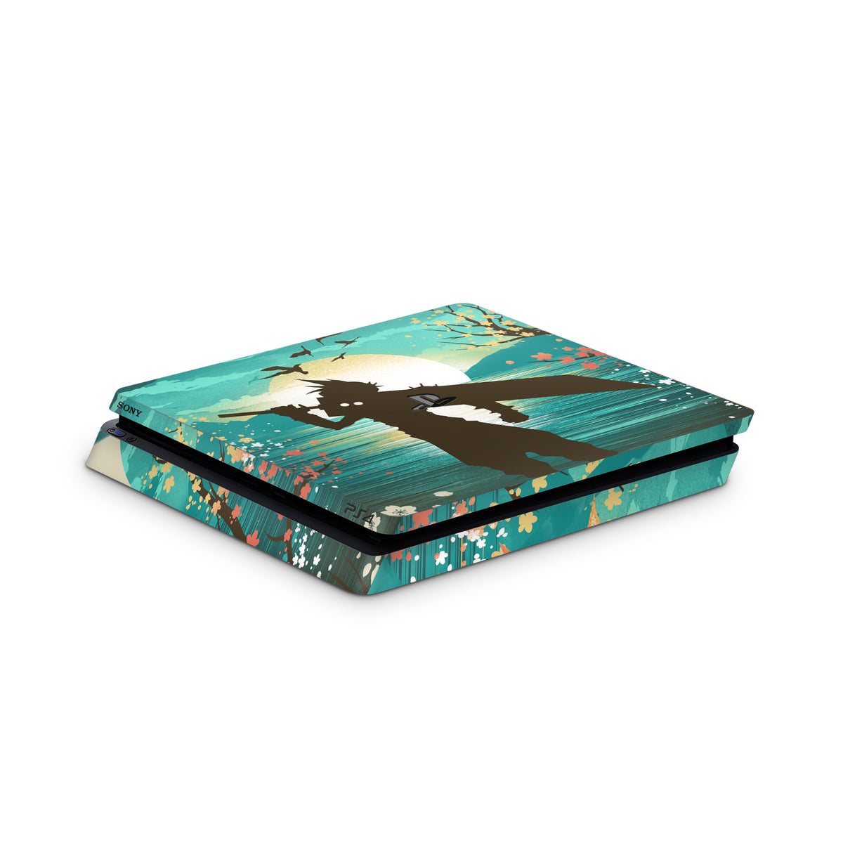 final fantasy 7 cloud strife console skin wrap for ps4 slim