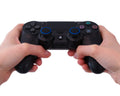 ps4 accuracy thumbsticks black with blue stripe