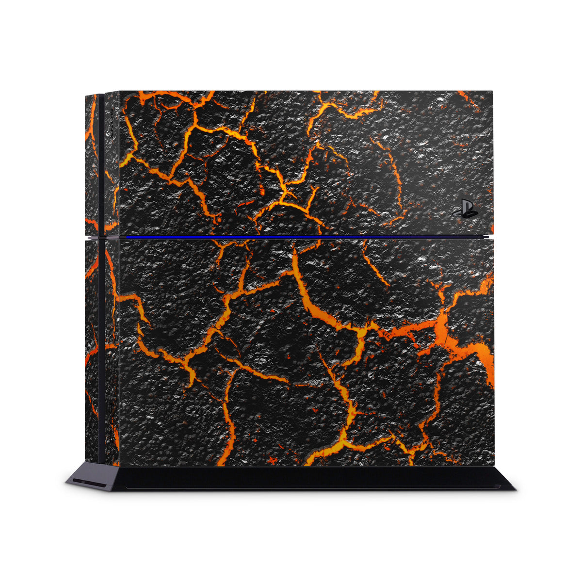 magma lava ps4 console skin vinyl wrap