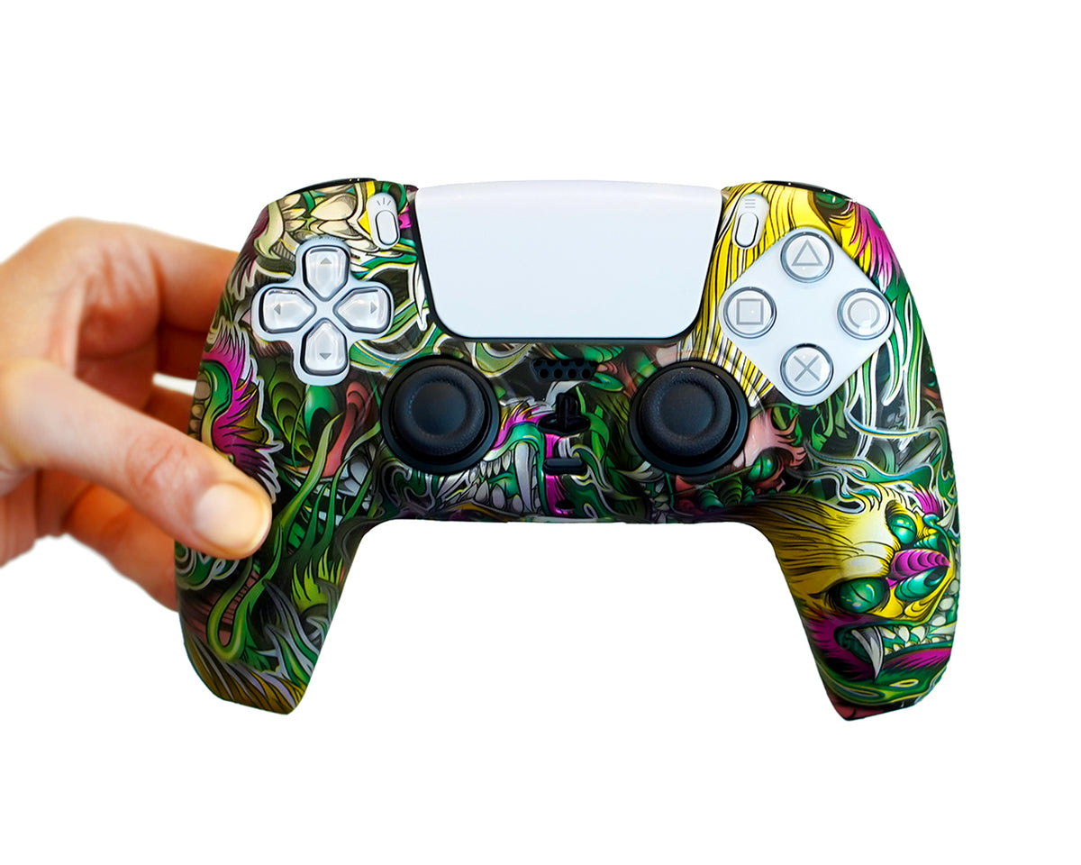 dragon ps5 controller skin case cover grip