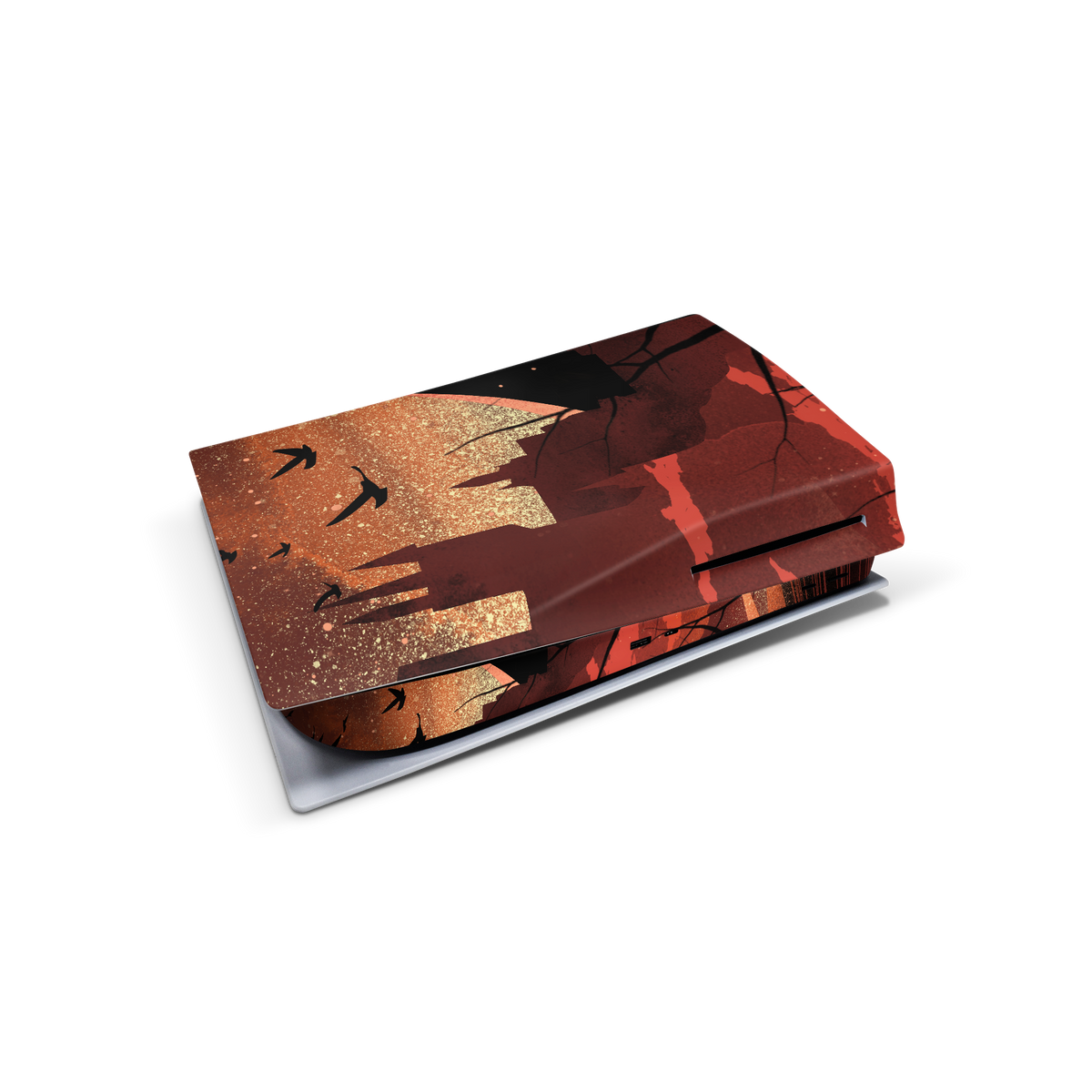 castlevania-ps5-console-skin-vinyl-sticker