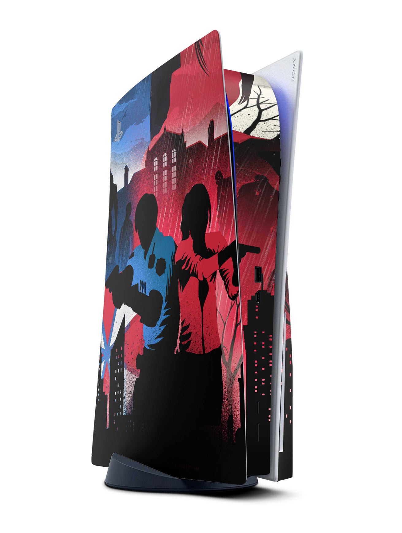 ps5 resident evil console skin vinyl wrap sticker