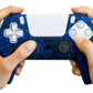 blue floral ps5 silicone controller skin