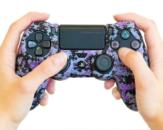 Purple Digital Camo - PS4 Controller Skin
