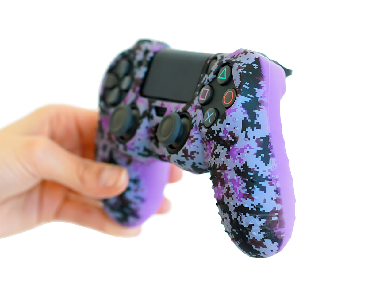Purple Digital Camo - PS4 Controller Skin