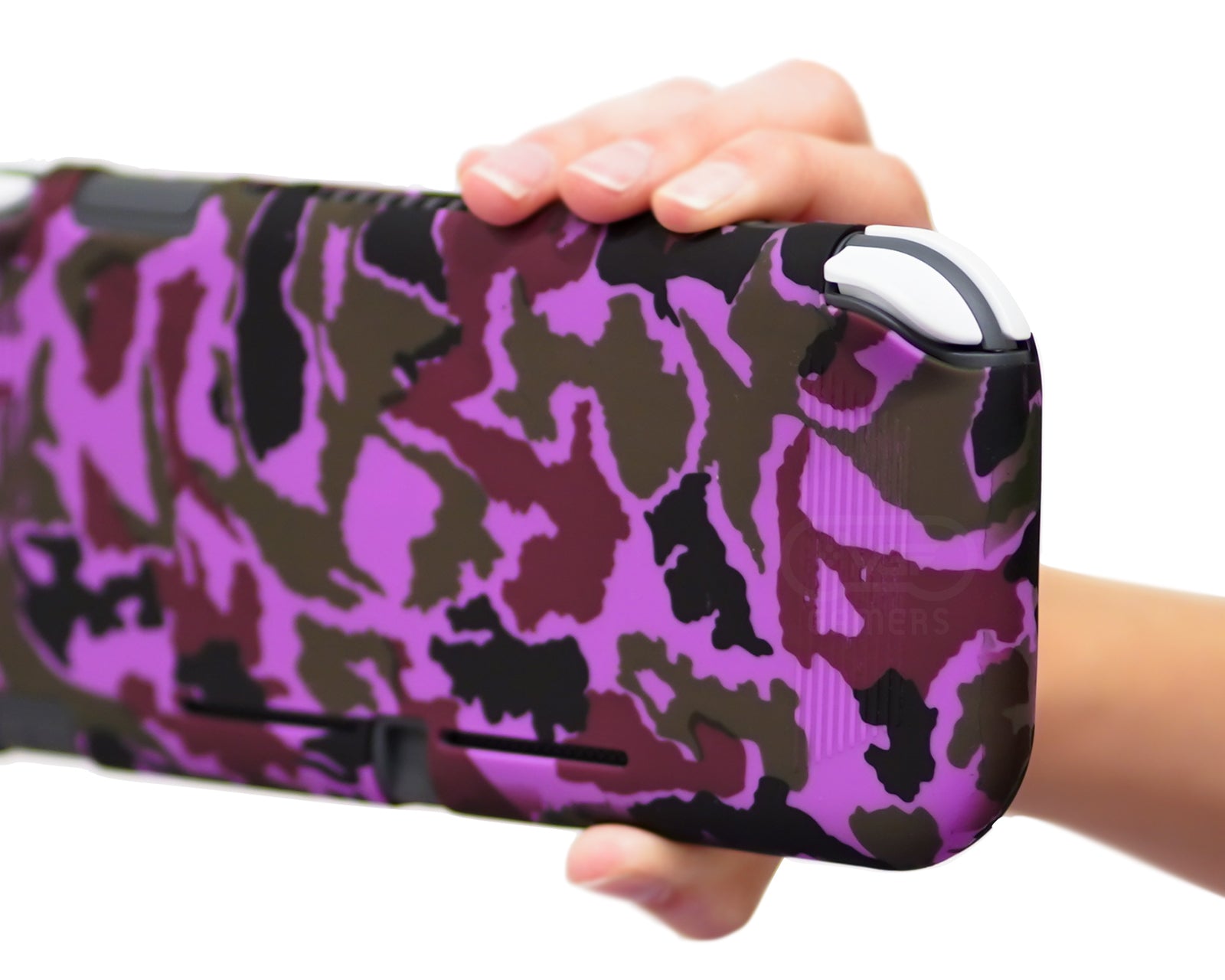 purple switch lite case camouflage