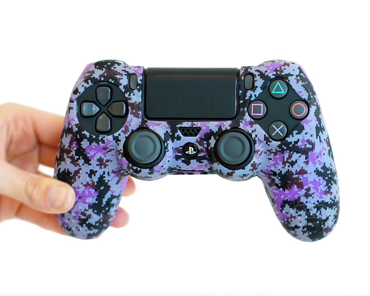 Purple Digital Camo - PS4 Controller Skin