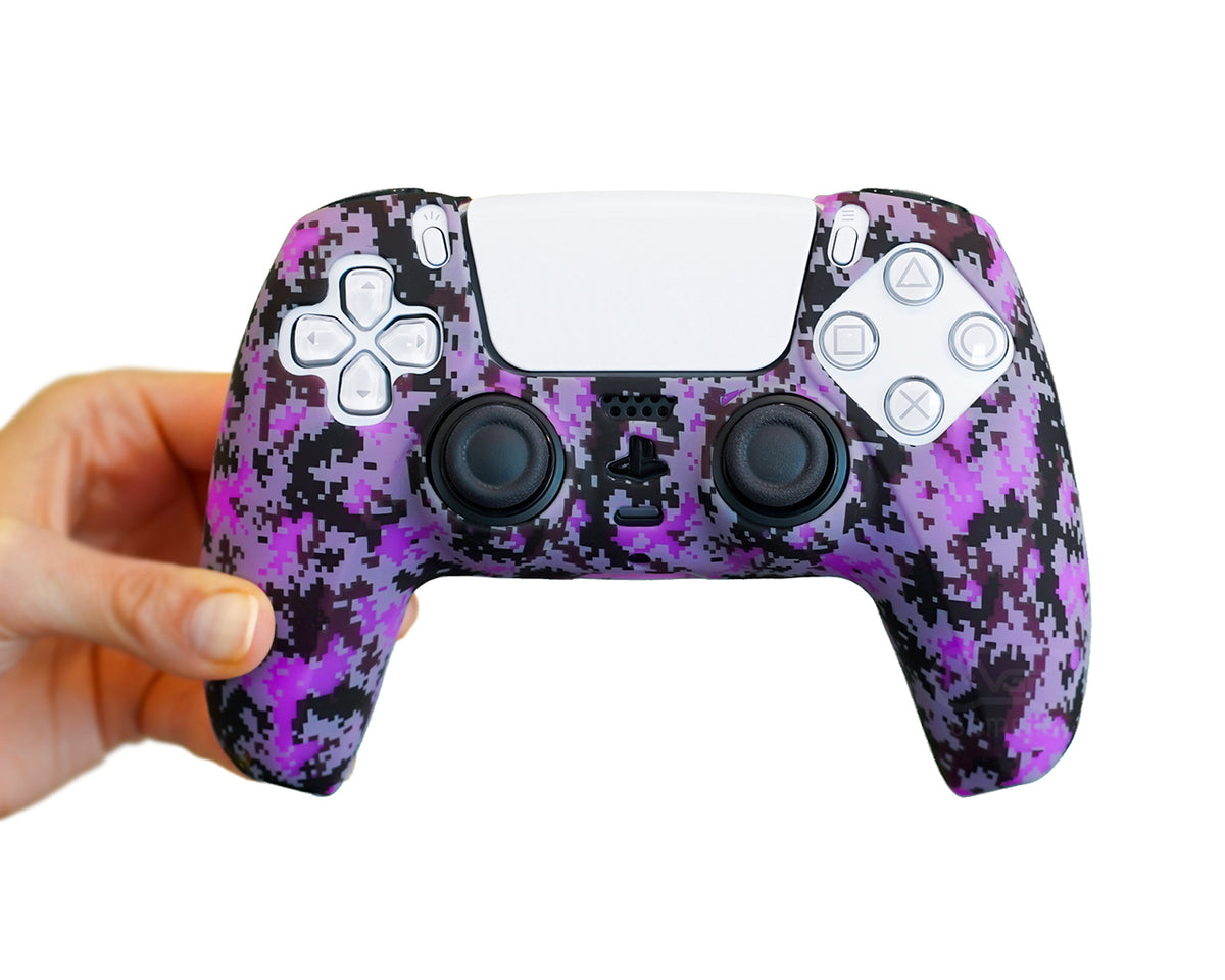 purple digital camo for sony ps5
