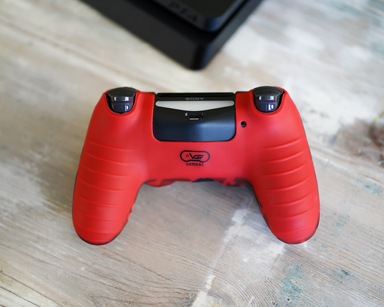 Red Digital Camo - PS4 Controller Skin