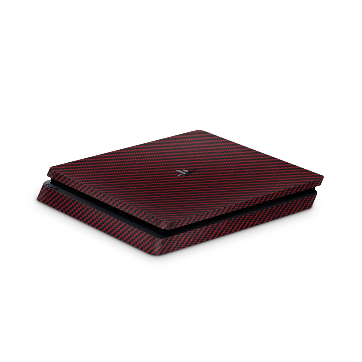 Red Carbon Fiber - PS4 Slim Console Skin