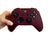 red carbon fiber controller for xbox one case cover skin grips