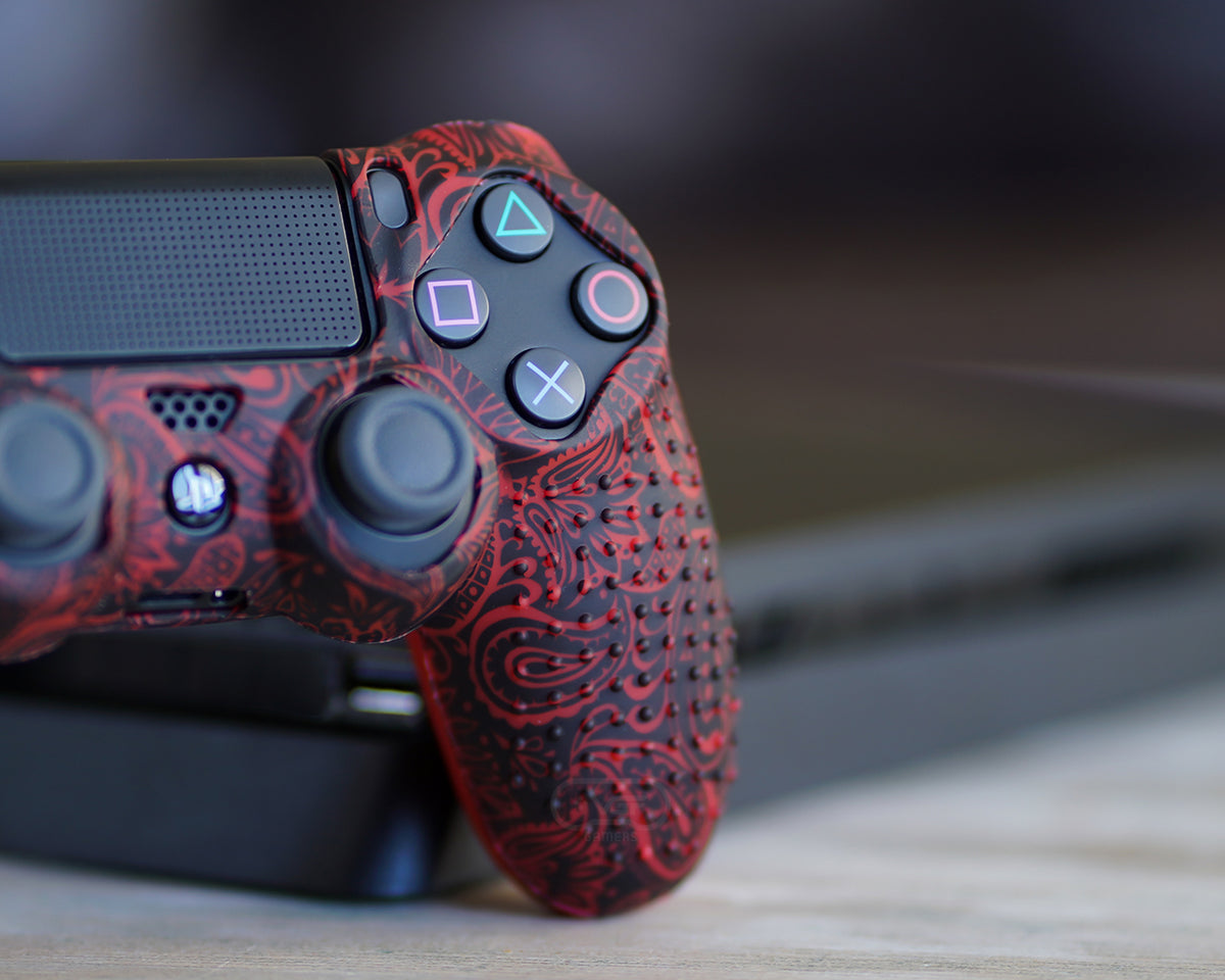 Red Motif - PS4 Controller Skin