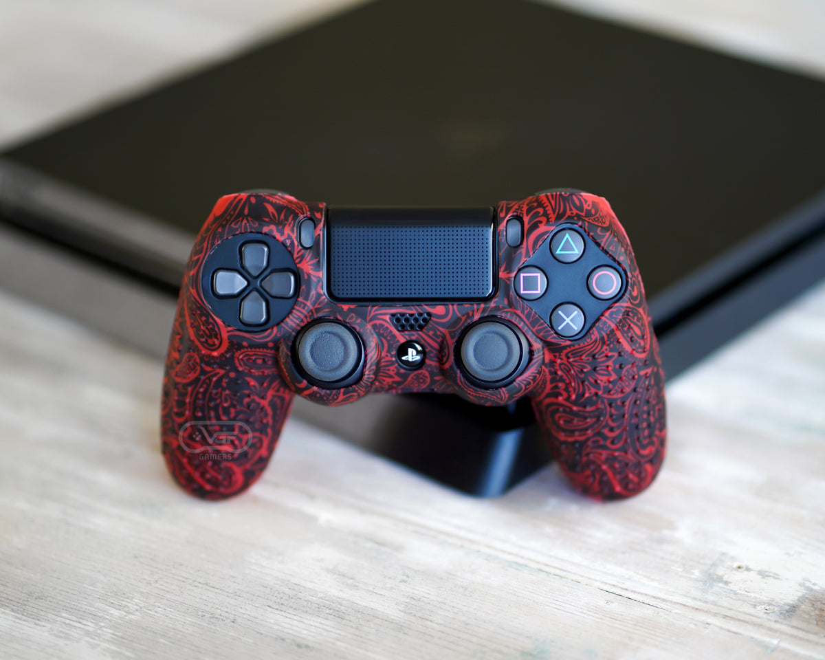 Red Motif - PS4 Controller Skin