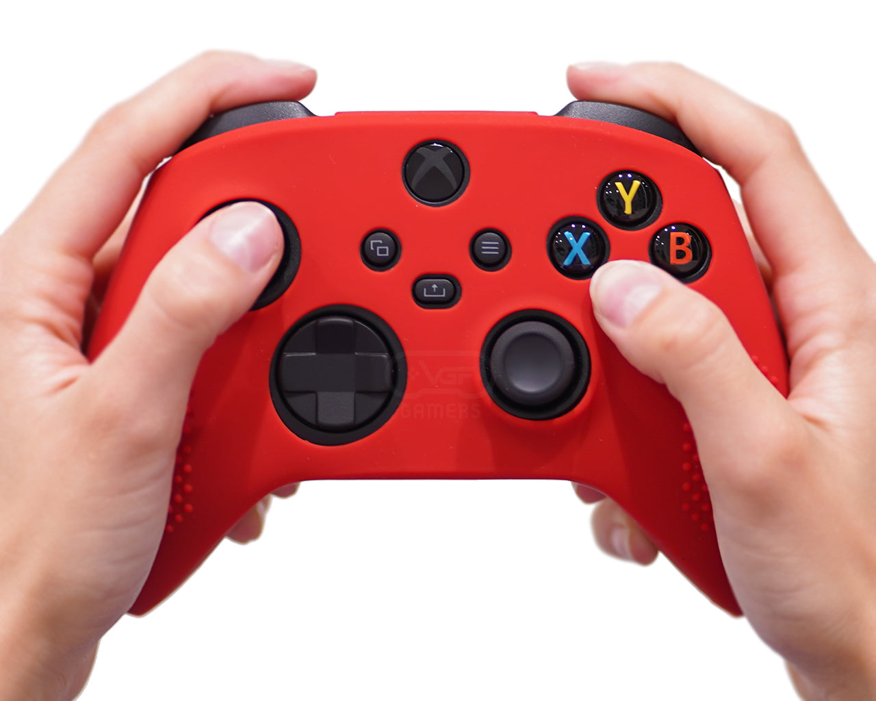 Red Carbon Fiber ProFlex® PS5 DualSense silicone controller skin