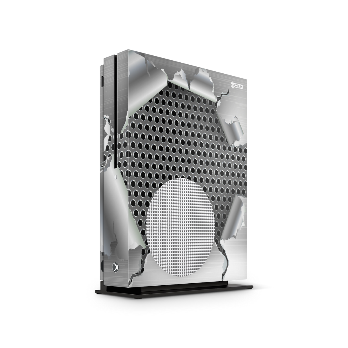 metallic xbox one s console skin sticker