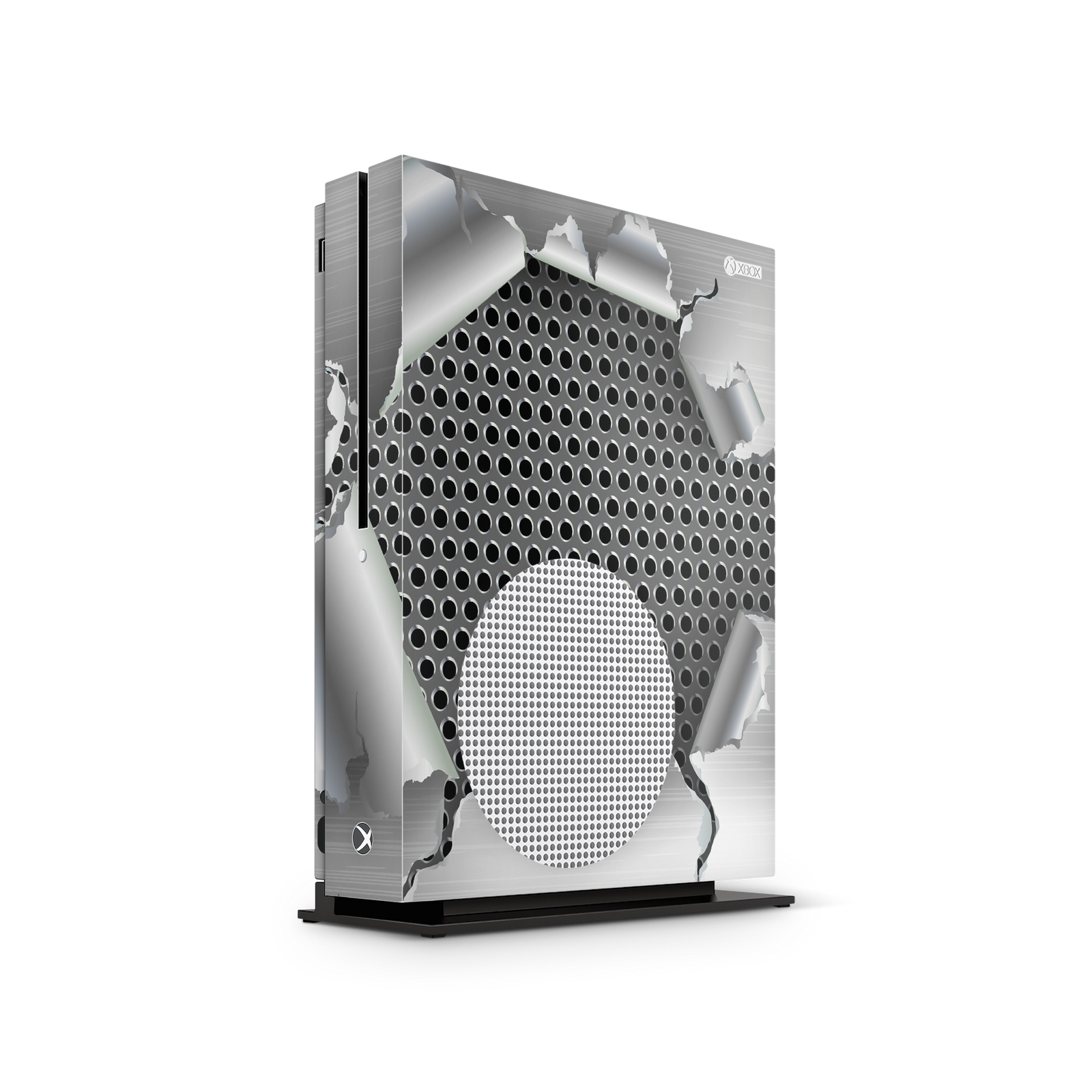 metallic xbox one s console skin sticker