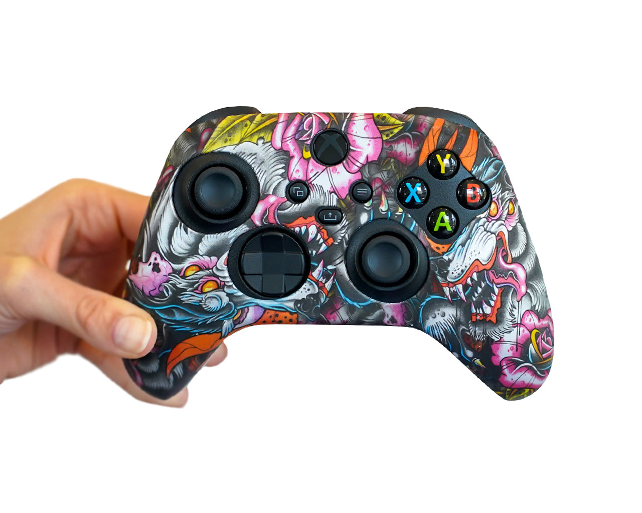 dragon xbox series x s controller skin grip case cover