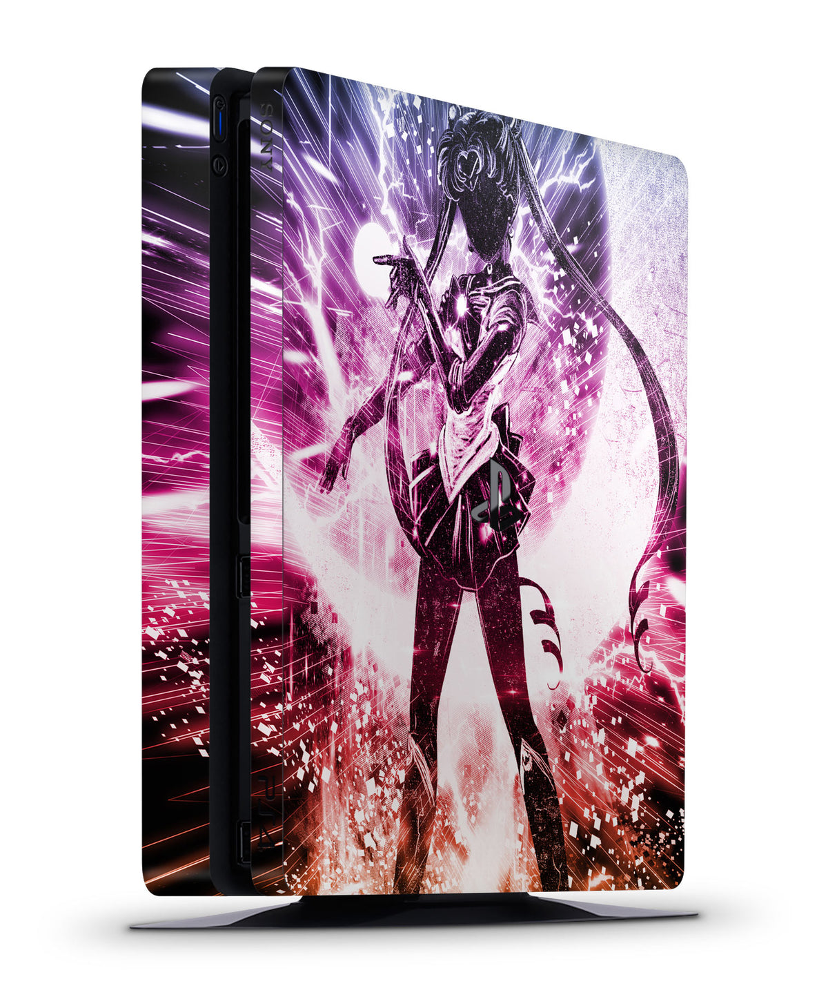 sailor moon ps4 slim console skin sticker wrap