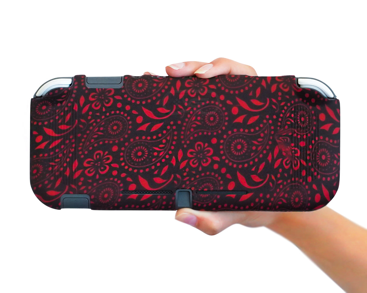nintendo-switch-lite-silicone-cover-case-floral-flower
