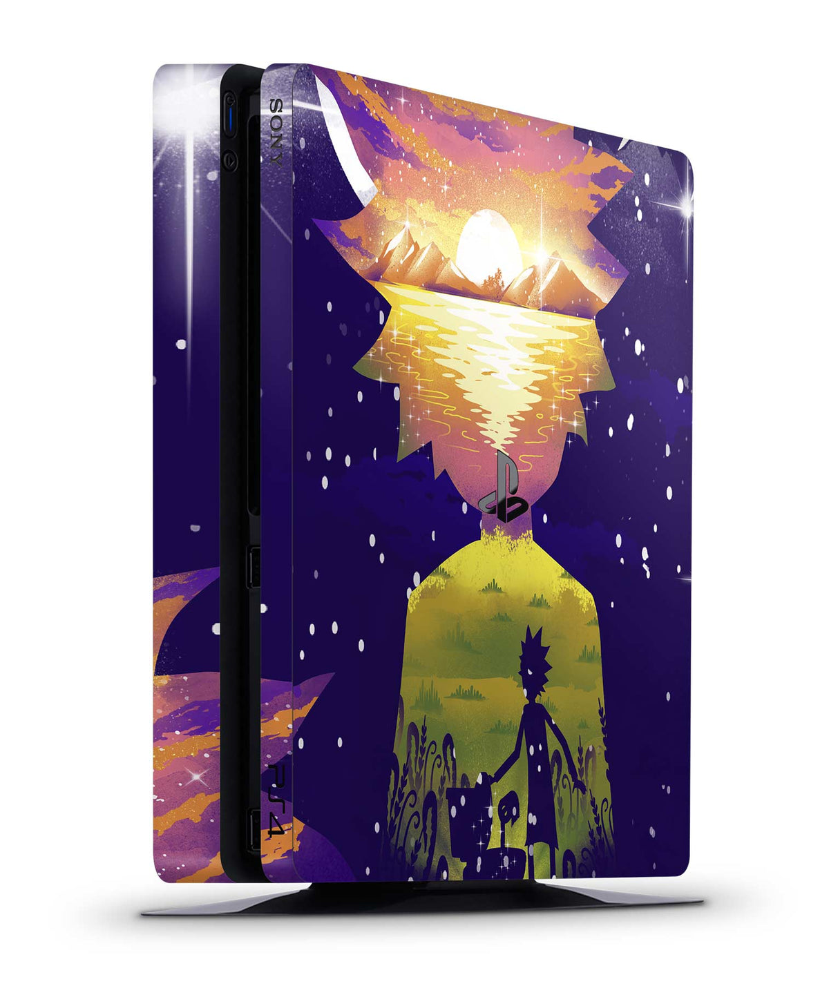 Universe of Rick - PS4 Slim Console Skin