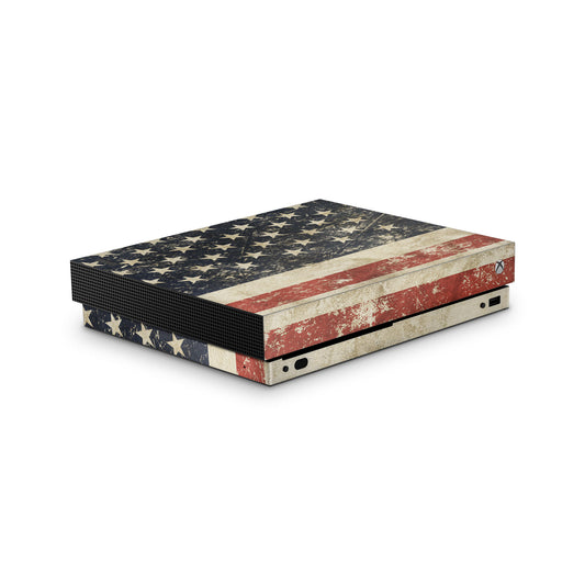 usa american flag console skin for xbox one x