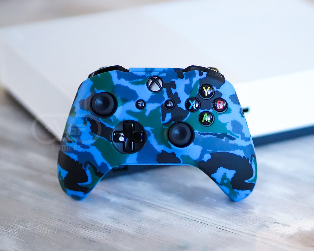 Marine Blue Camo - XBOX One Controller Skin