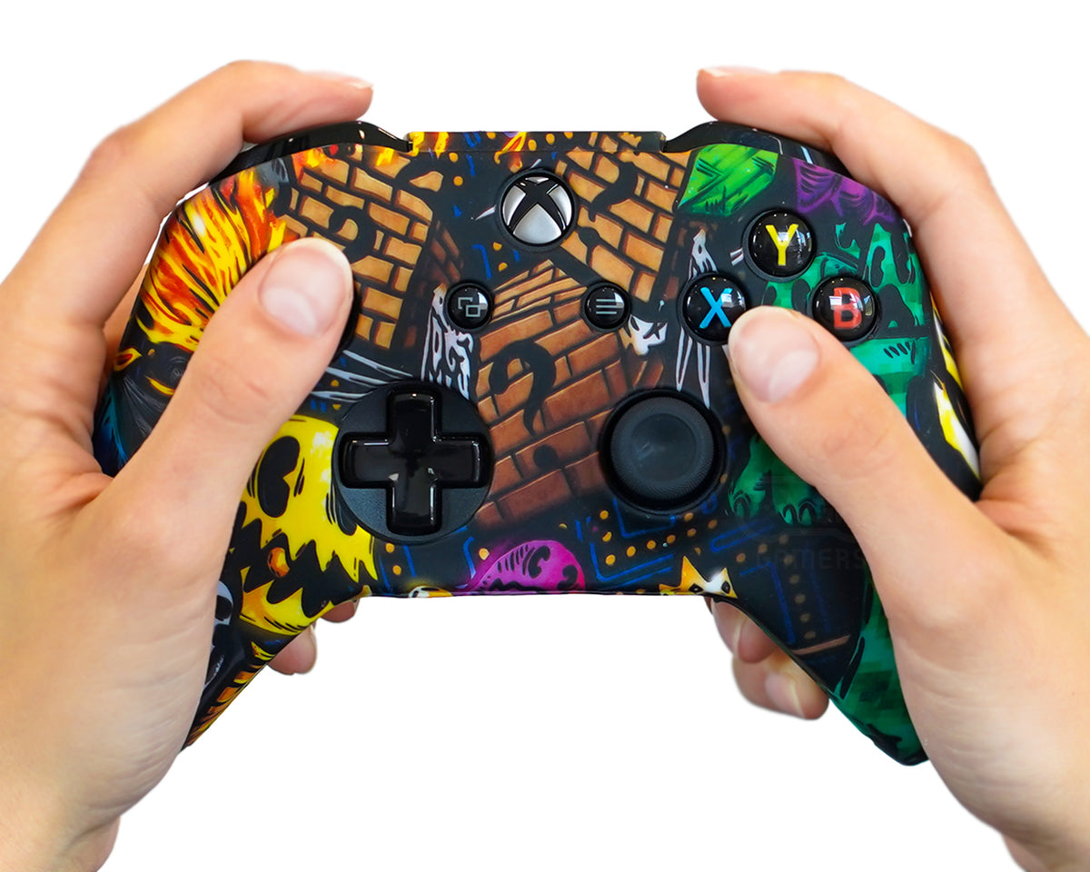 mortal-kombat-scorpion-xbox-one-controller-skin-silicone-case-cover