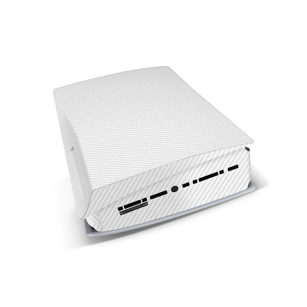 ps5 white carbon fiber skin