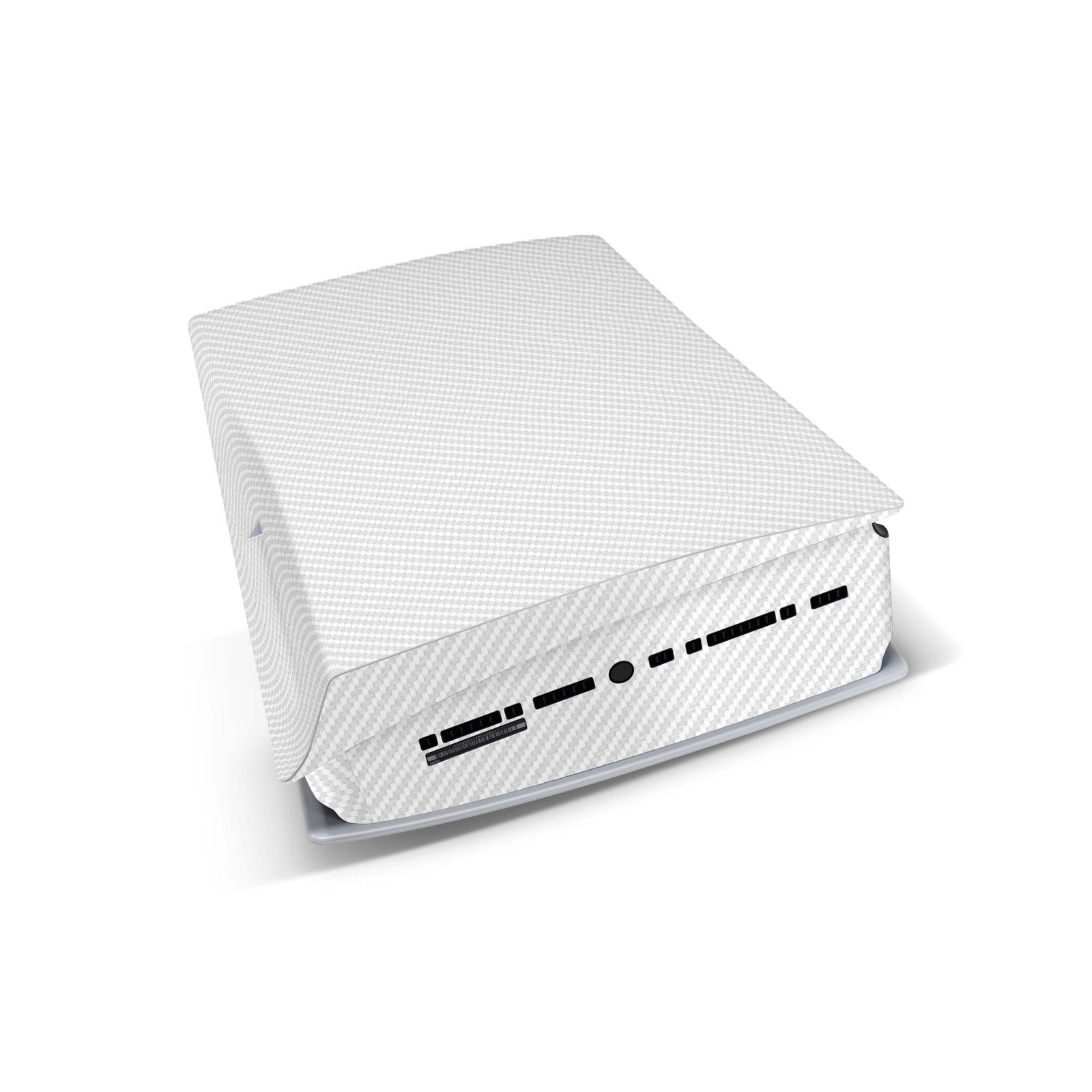 ps5 white carbon fiber skin
