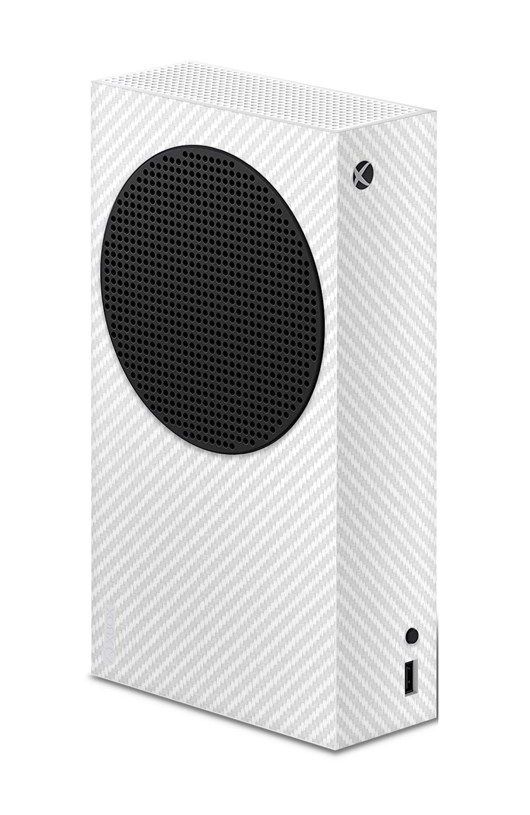 white carbon fiber xbox series s skin