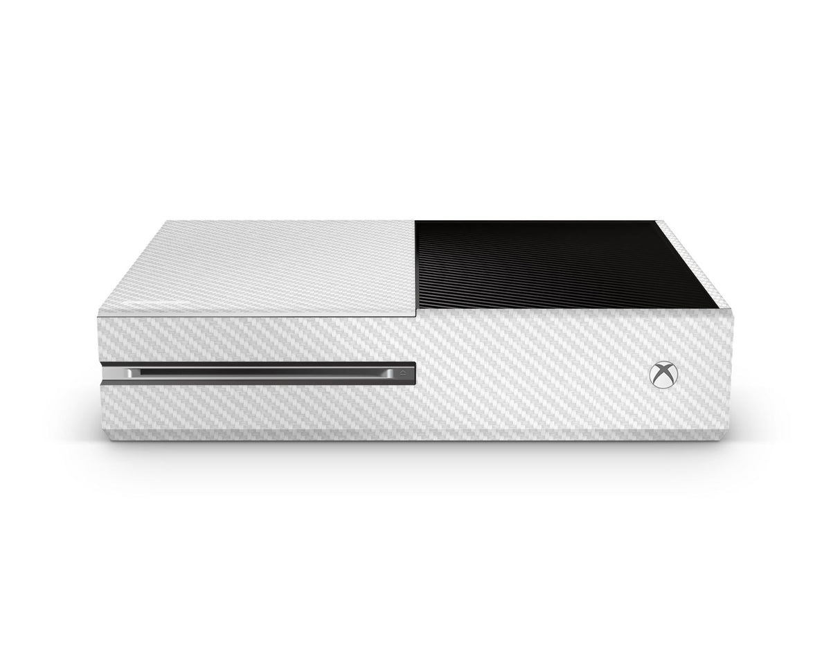 White Carbon Fiber - Xbox One Console Skin
