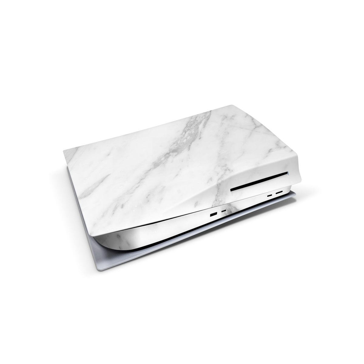 white-marble-ps5-console-skin