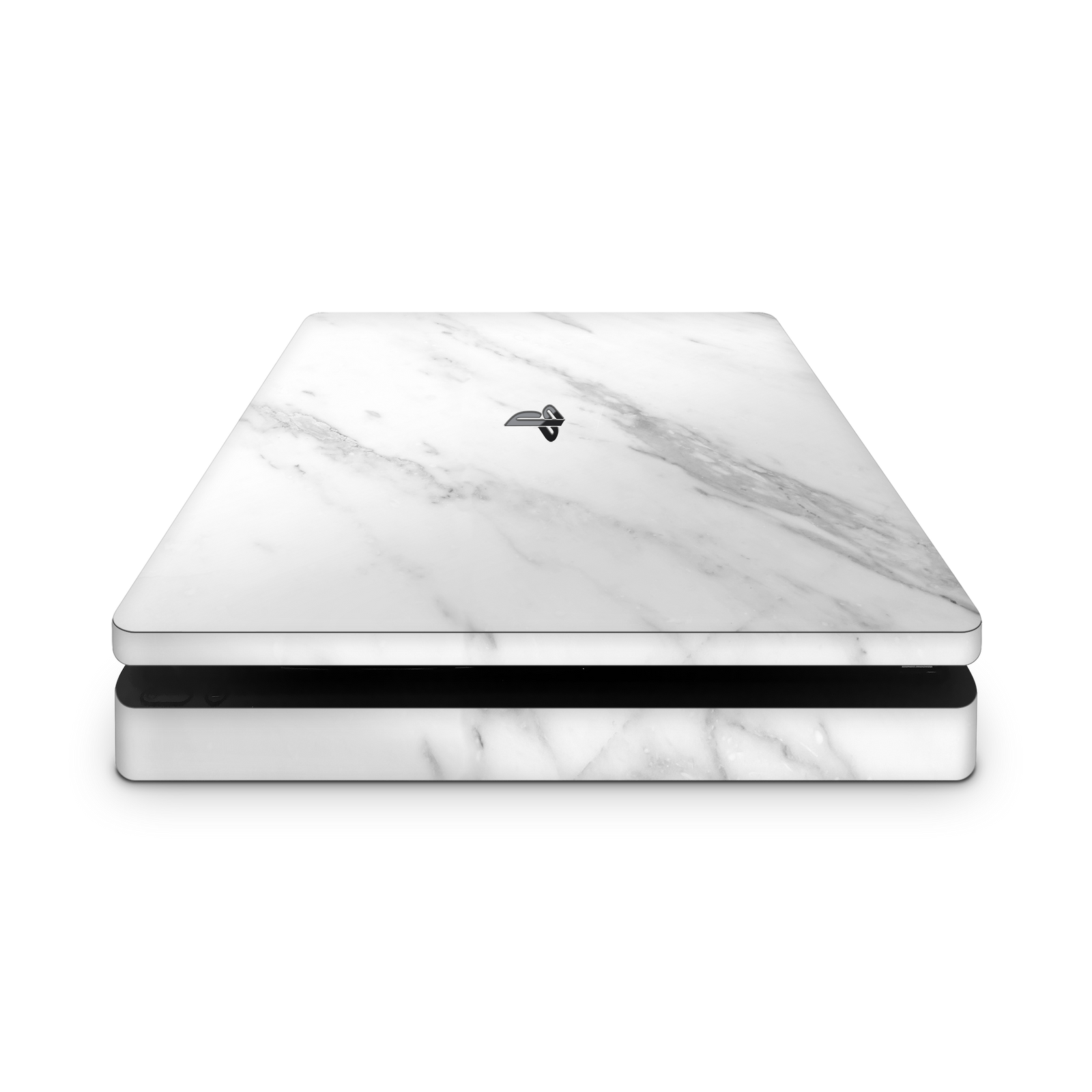 white-marble-ps4-slim-console-skin-stickers