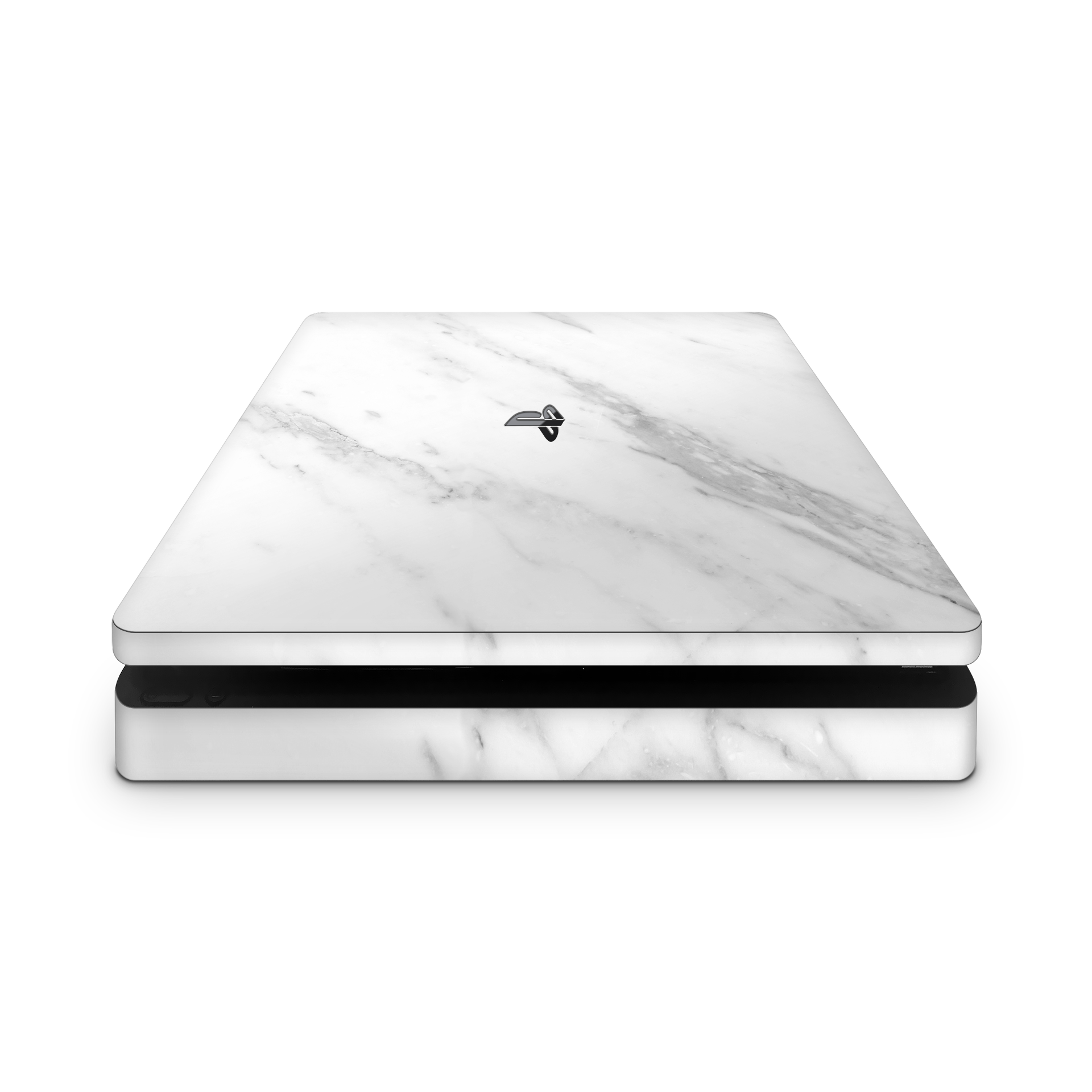 white-marble-ps4-slim-console-skin-stickers
