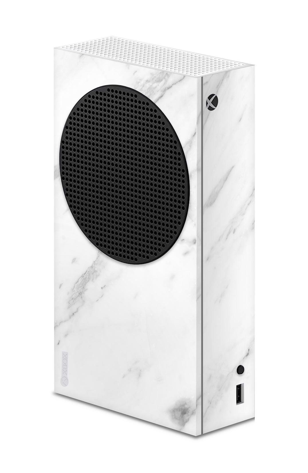 white marble xbox series s skin console vinyl wrap sticker