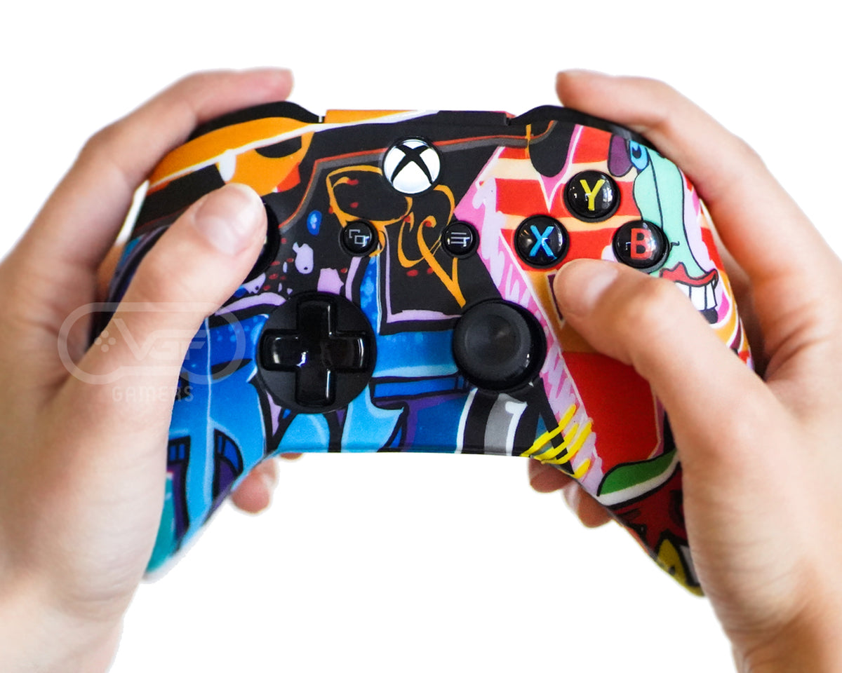 xbox one graffiti art controller skin cover case