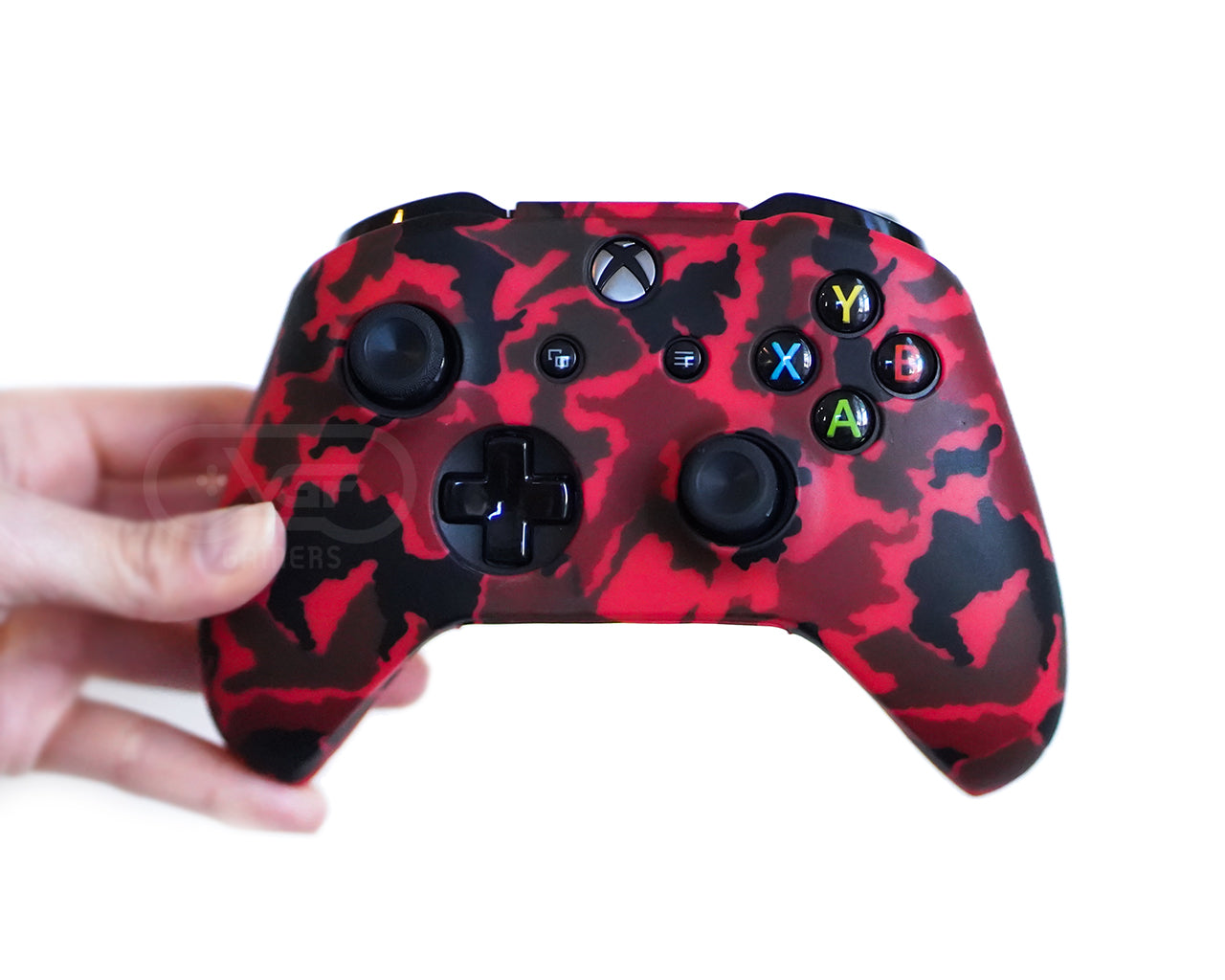 Crimson Red Camo - XBOX One Controller Skin