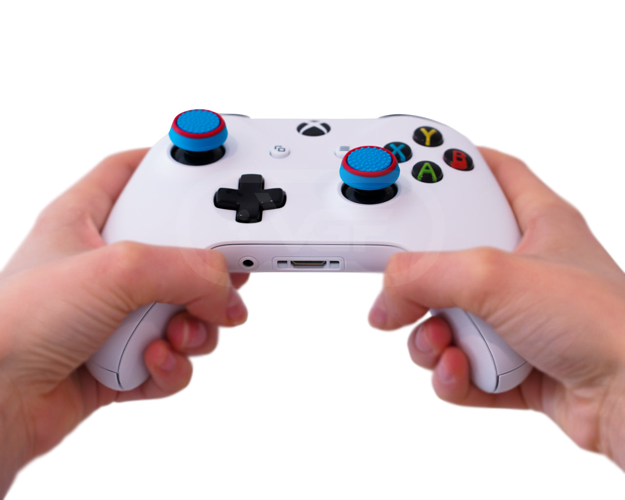 xbox one thumbsticks blue green grips