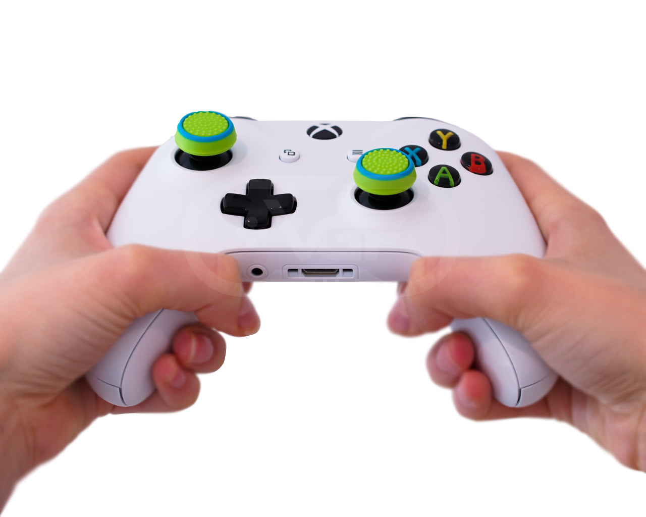 ps4 xbox thumbsticks green blue grips silicone