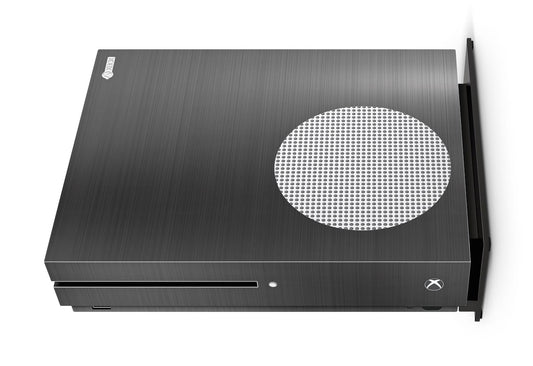 brushed metal xbox one s console skin
