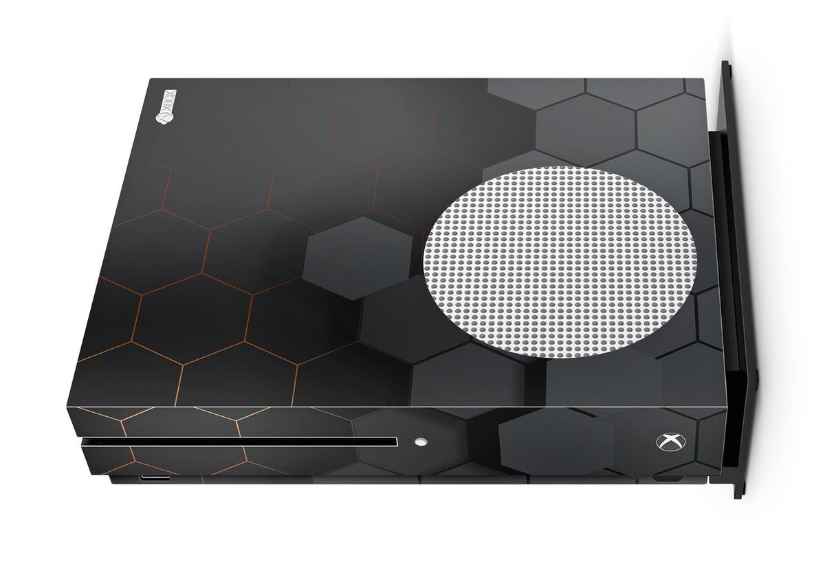 xbox one s black gold hex skin