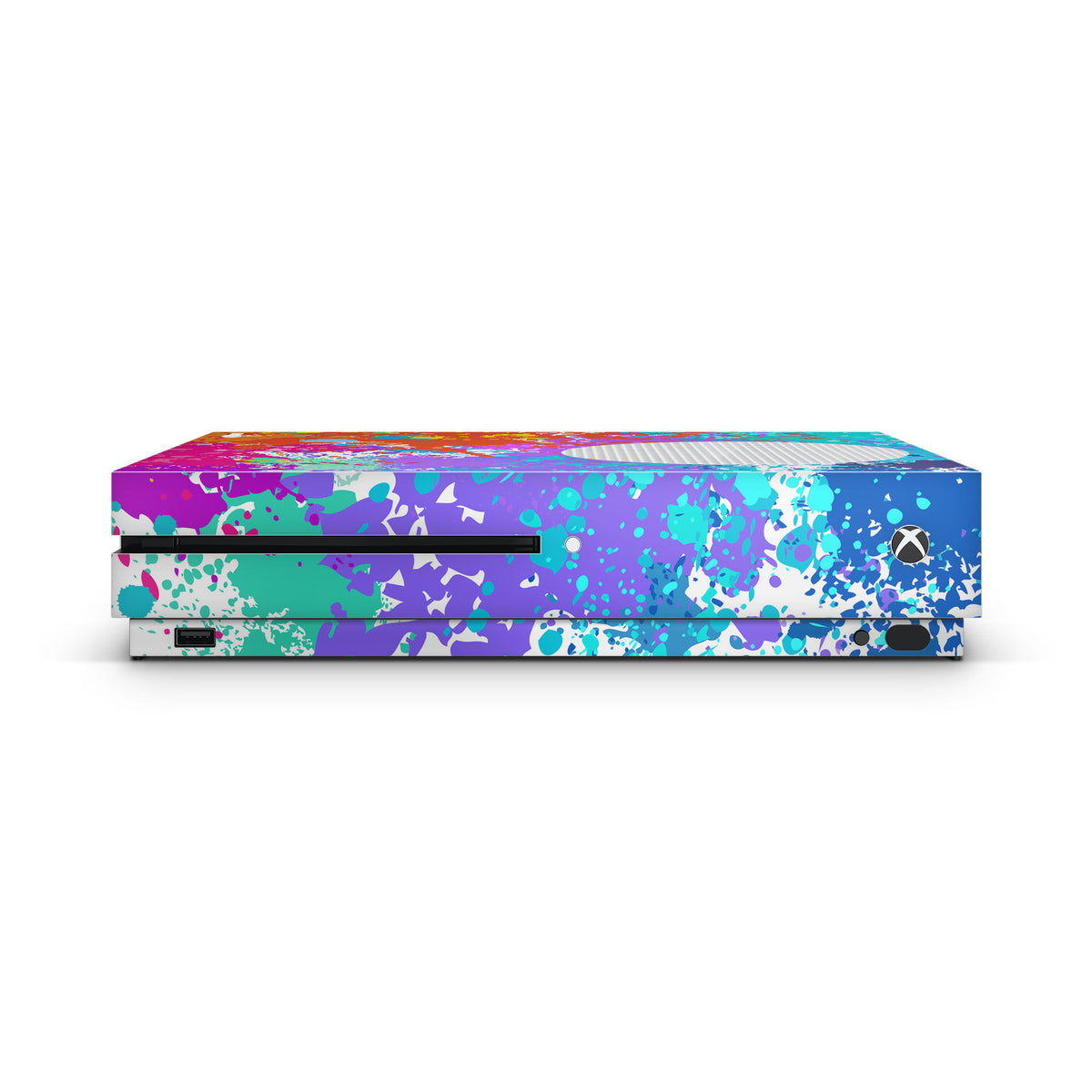 xbox one s paint splatter skin vinyl wrap decal sticker