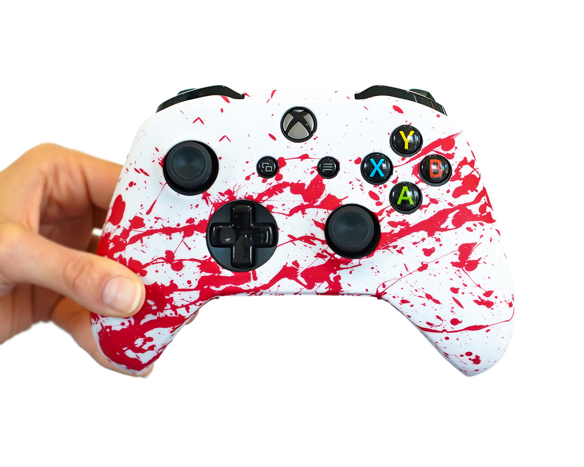 blood splatter xbox one controller skin case silicone