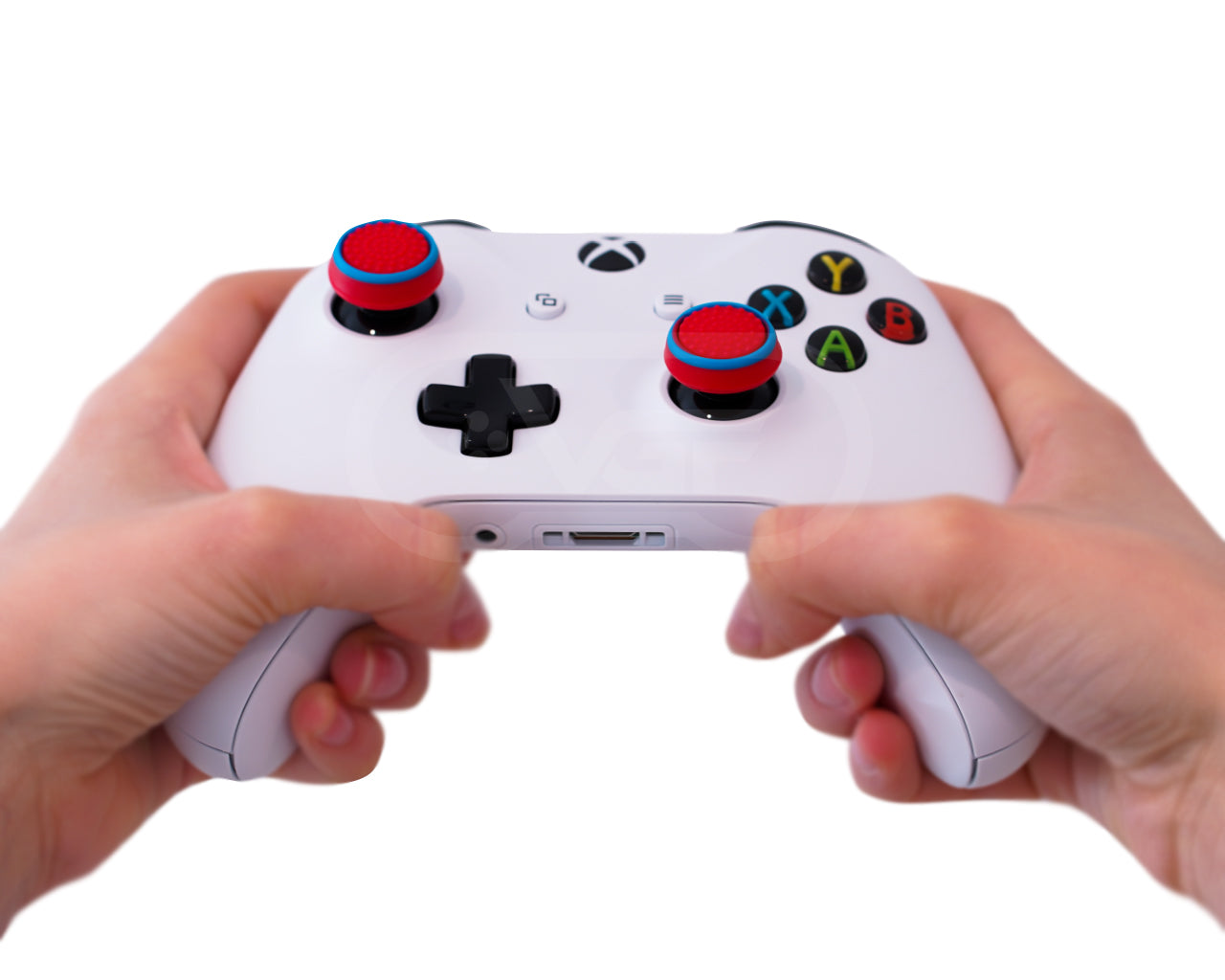 xbox one s x thumbsticks red blue grips accuracy