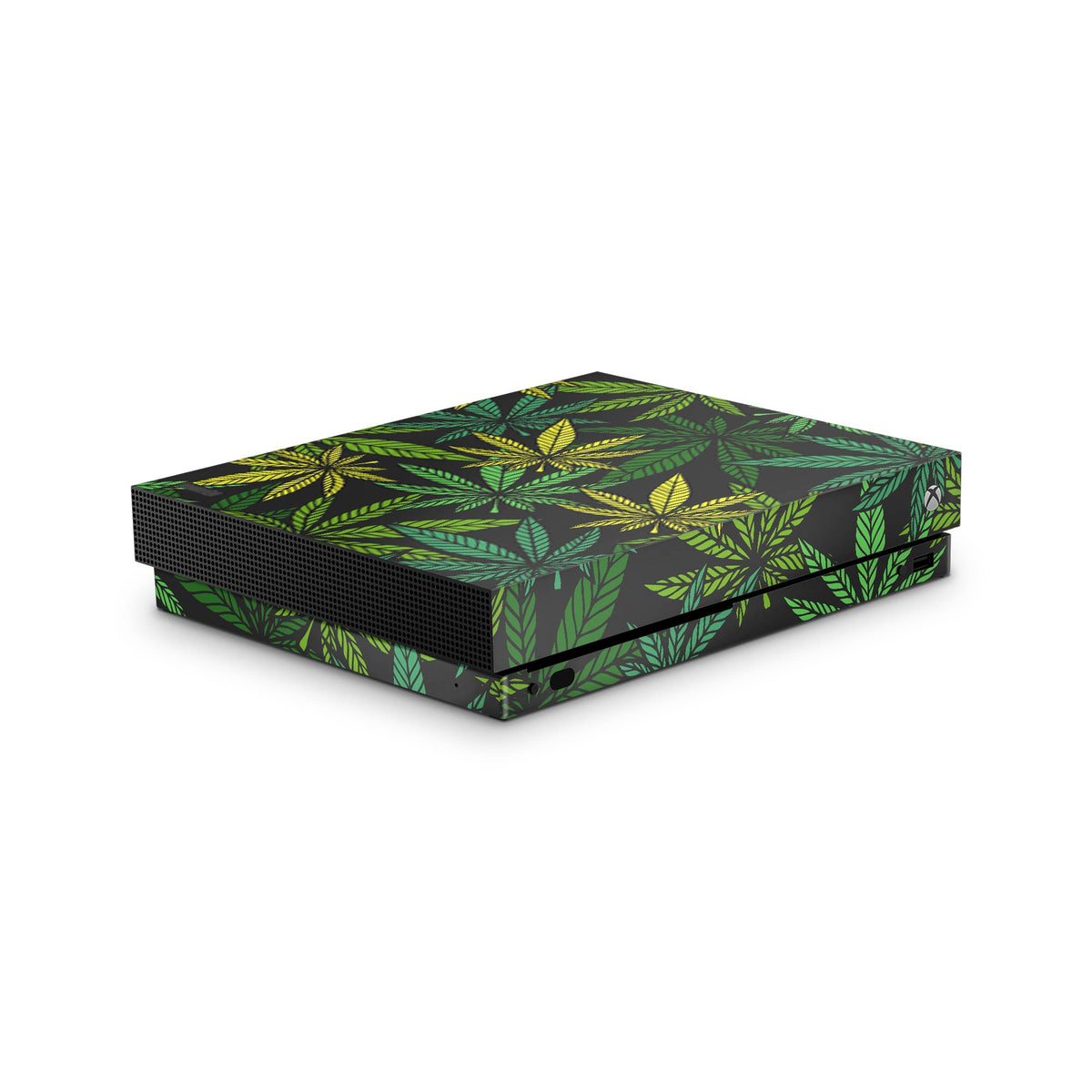 xbox one x console skin marijuana wrap