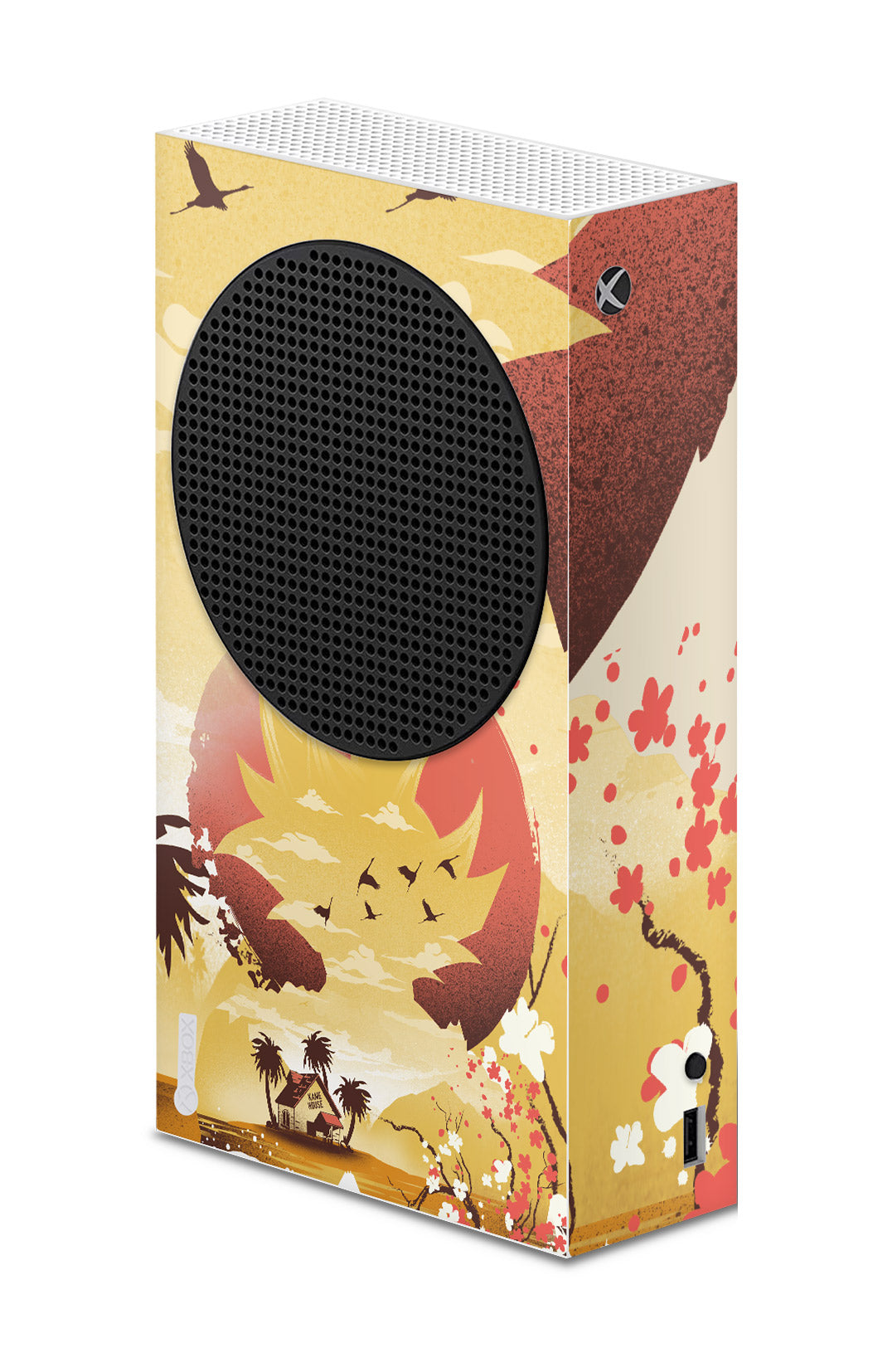 dragonball goku xbox series s console skin wrap