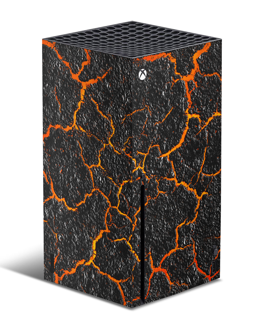 xbox-series-x-vinyl-console-skin-wrap-sticker-lava-magma