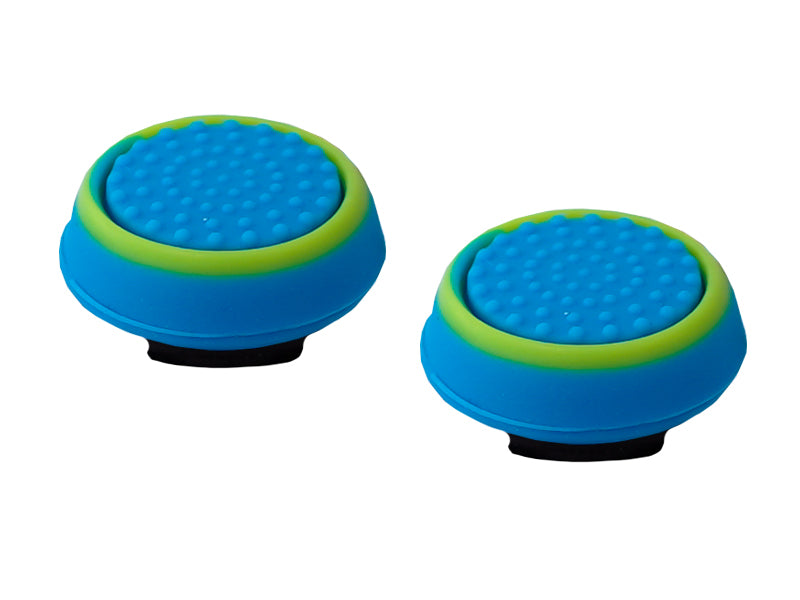 ps4 xbox one thumbsticks blue green grips